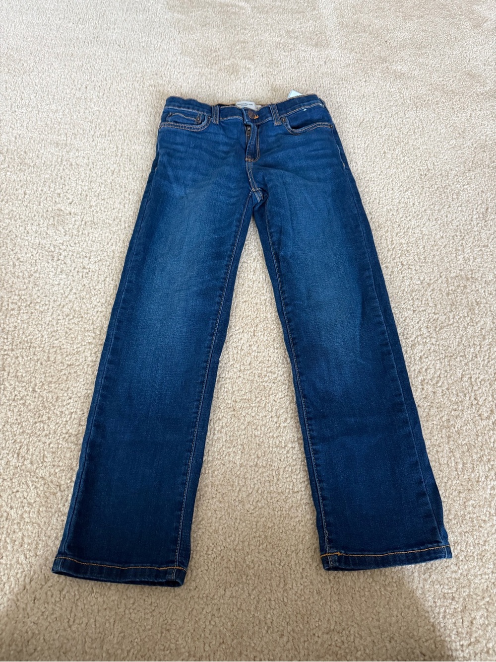 abercrombie kids blue straight leg jeans